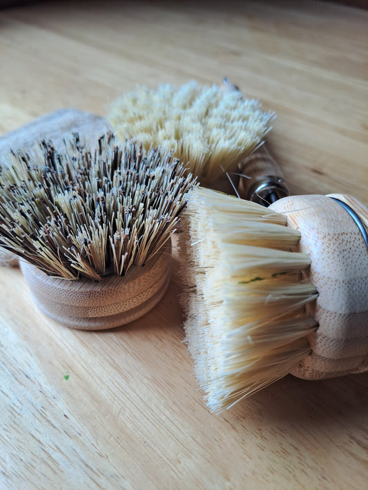 Bamboo Dish Brush Set (4 pcs)